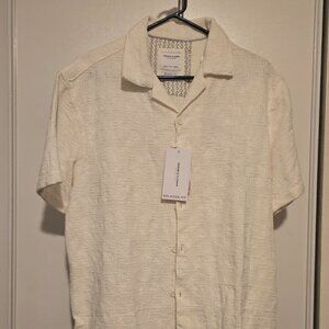 Denim & Flower Ricky Singh Textured Jacquard Shirt – Men’s M – NWT